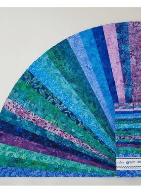 Enchanted Flutter cotton strip pack / jelly roll by Island Batik